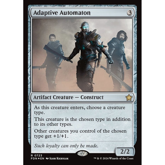 Adaptive Automaton, 723, rare, Magic: The Gathering, Foundations