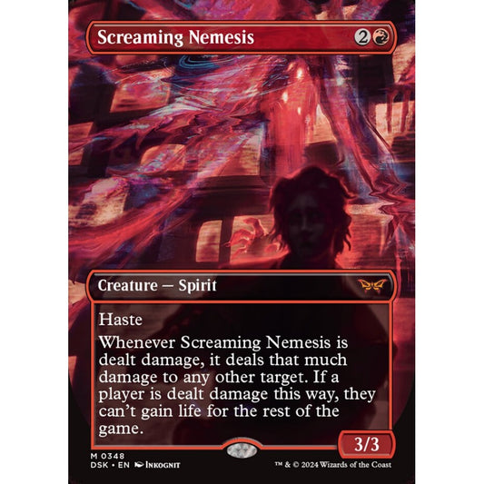 Screaming Nemesis, 348, mythic, Magic: The Gathering, Duskmourn: House of Horror