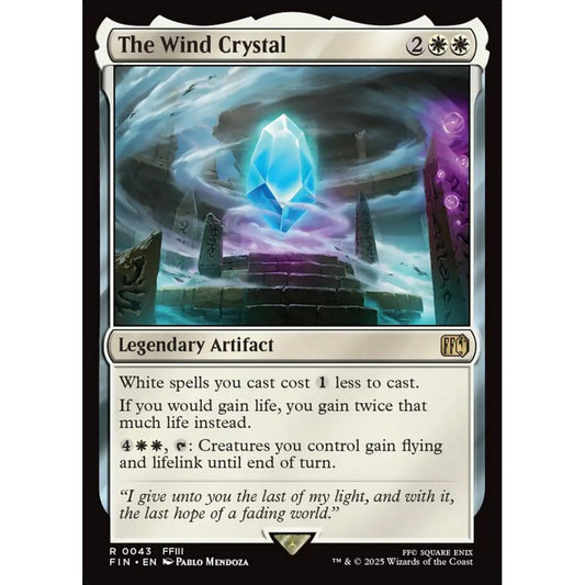 The Wind Crystal rare 43 Magic the Gathering Final Fantasy