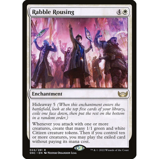 Rabble Rousing rare 24 Magic the Gathering Streets of New Capenna