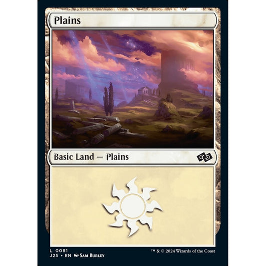 Plains, 81, common, Magic: The Gathering, Foundations Jumpstart