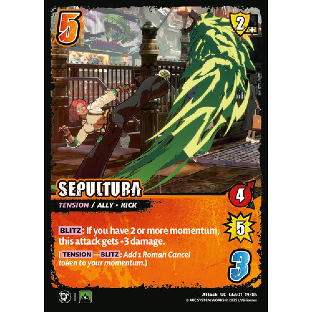 Sepultura 19/85 Universus Card Game Guilty Gear -Strive- UC Non-Foil