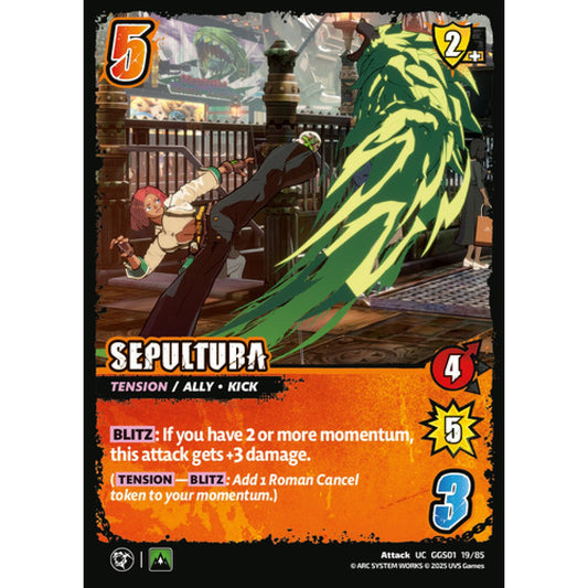 Sepultura 19/85 Universus Card Game Guilty Gear -Strive- UC Non-Foil