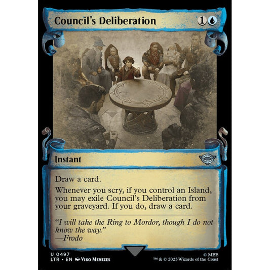 Council's Deliberation, uncommon, 497, Magic the Gathering, The Lord of the Rings: Tales of Middle-earth