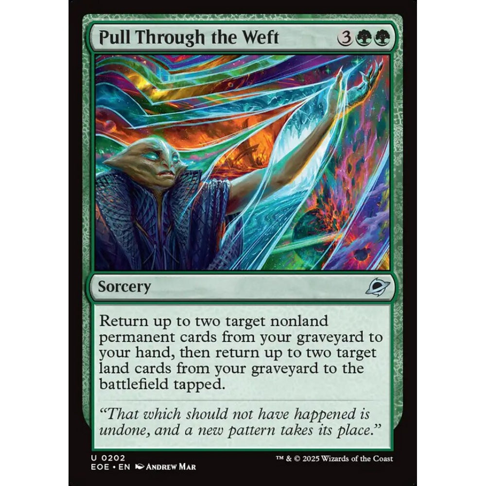 Pull Through the Weft uncommon 202 Magic the Gathering Edge of Eternities