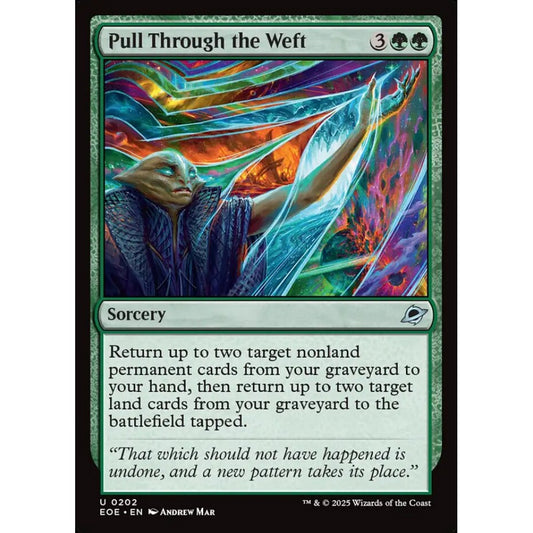 Pull Through the Weft uncommon 202 Magic the Gathering Edge of Eternities