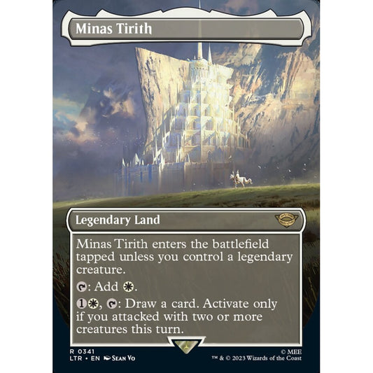 Minas Tirith, rare, 341, Magic the Gathering, The Lord of the Rings: Tales of Middle-earth