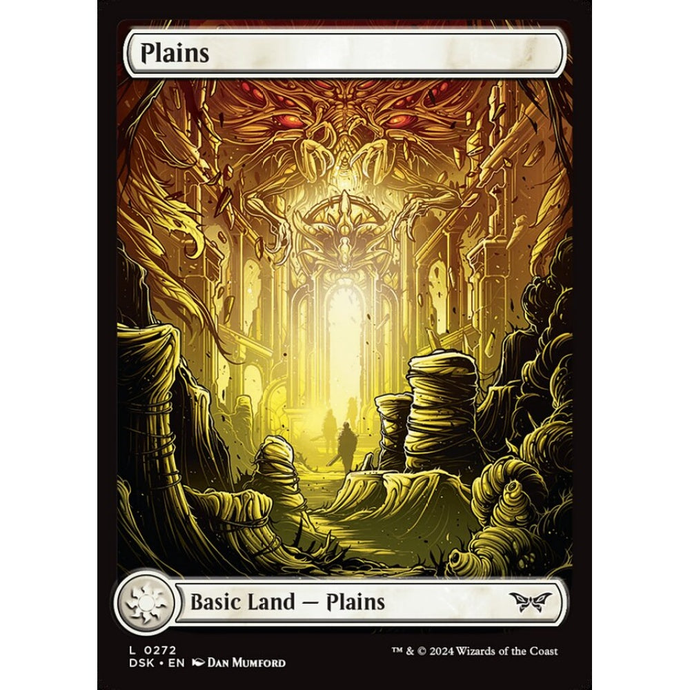 Plains, 272, common, Magic: The Gathering, Duskmourn: House of Horror