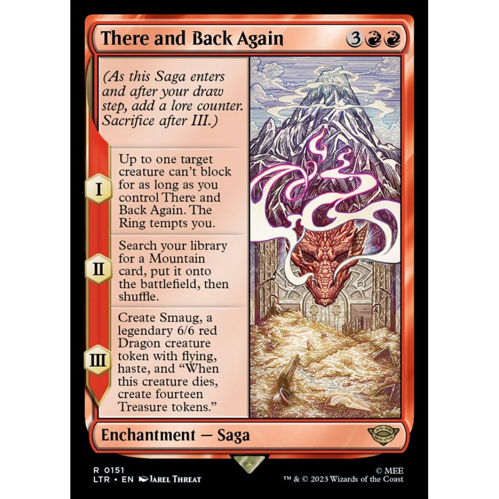 There and Back Again, rare, 151, Magic the Gathering, The Lord of the Rings: Tales of Middle-earth