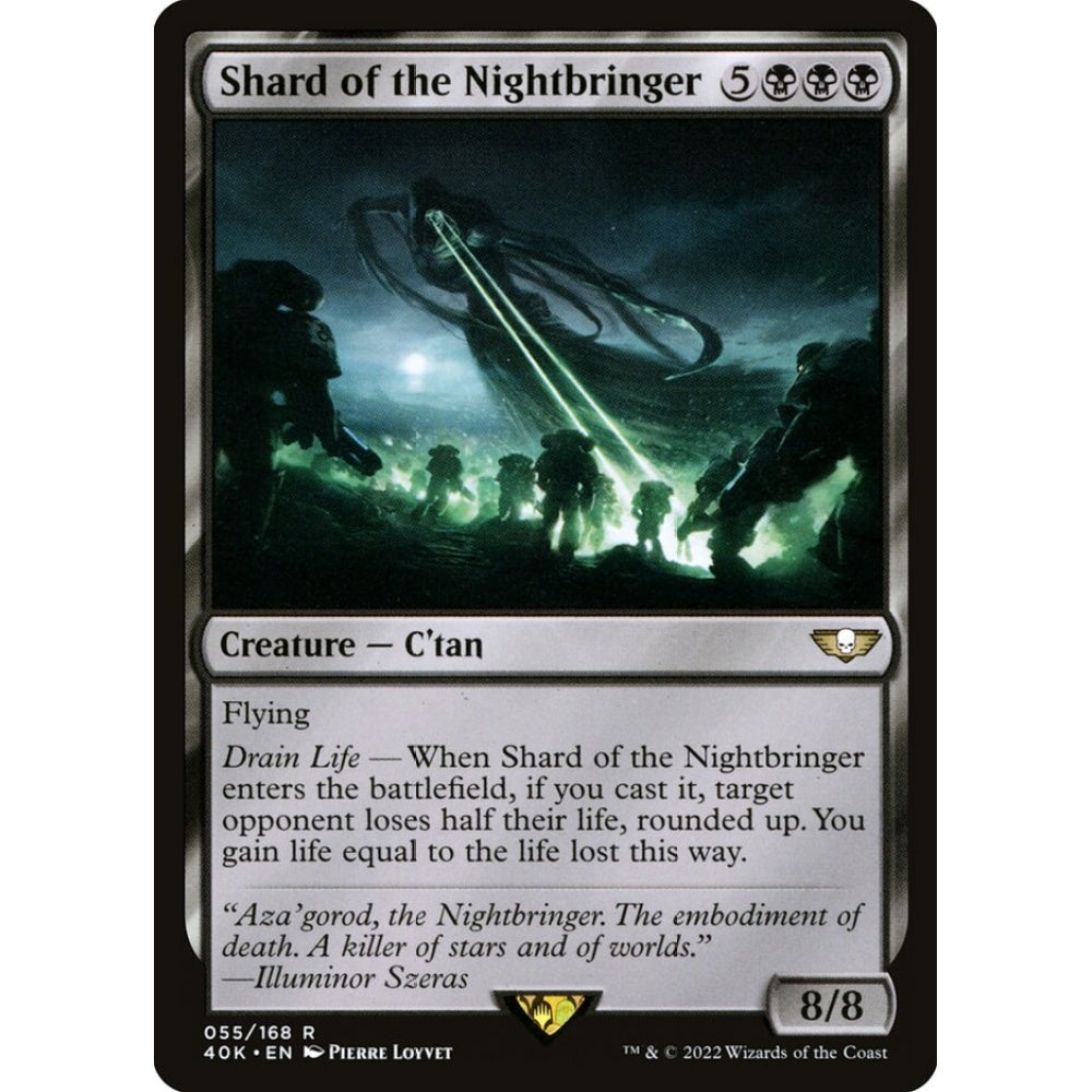 Shard of the Nightbringer rare 55 Magic the Gathering Warhammer 40,000 Commander