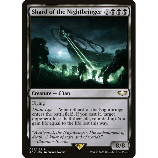 Shard of the Nightbringer rare 55 Magic the Gathering Warhammer 40,000 Commander