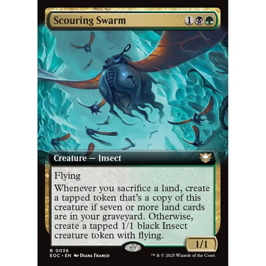 Scouring Swarm rare 36 Magic the Gathering Edge of Eternities Commander