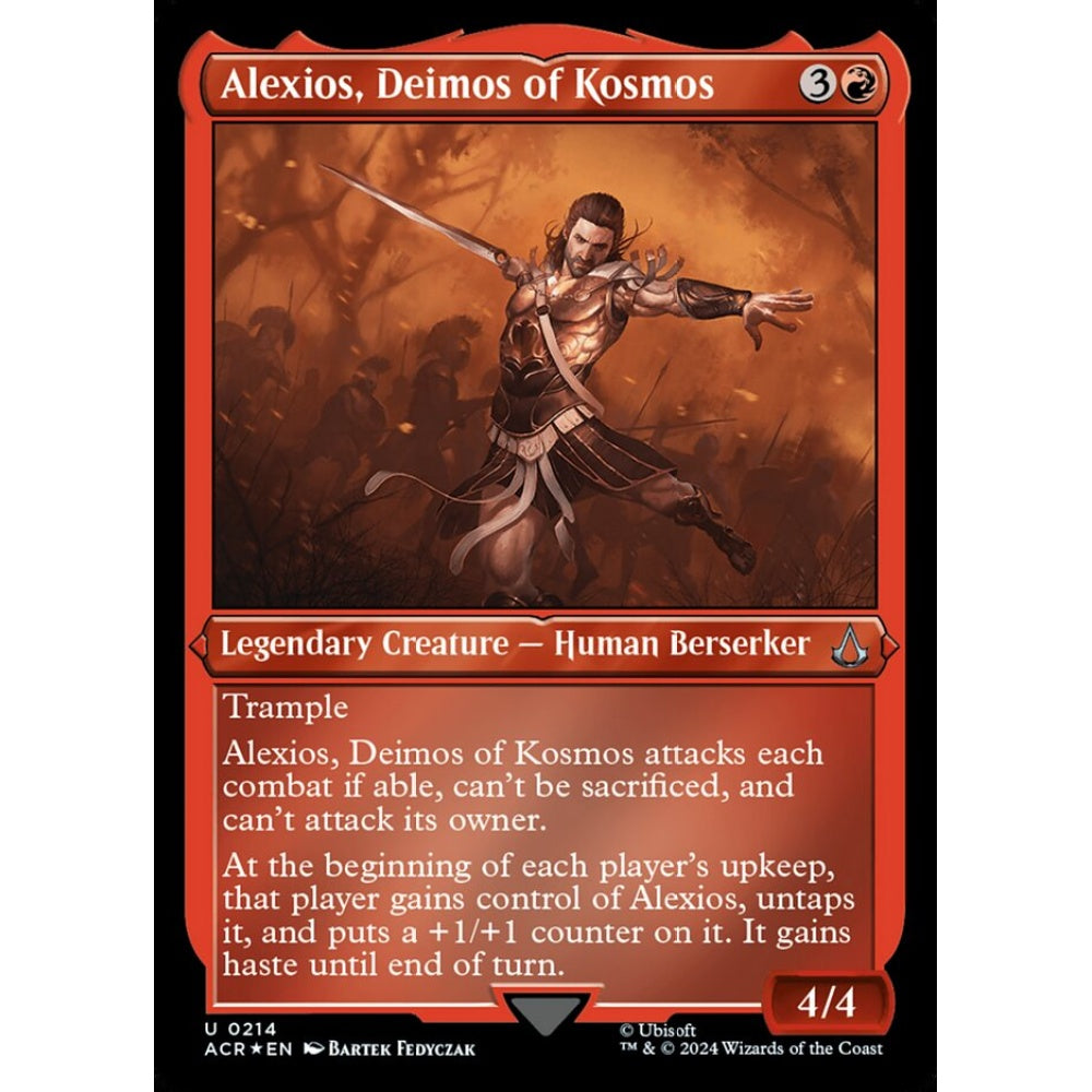 Alexios, Deimos of Kosmos uncommon 214 Magic the Gathering Assassin's Creed