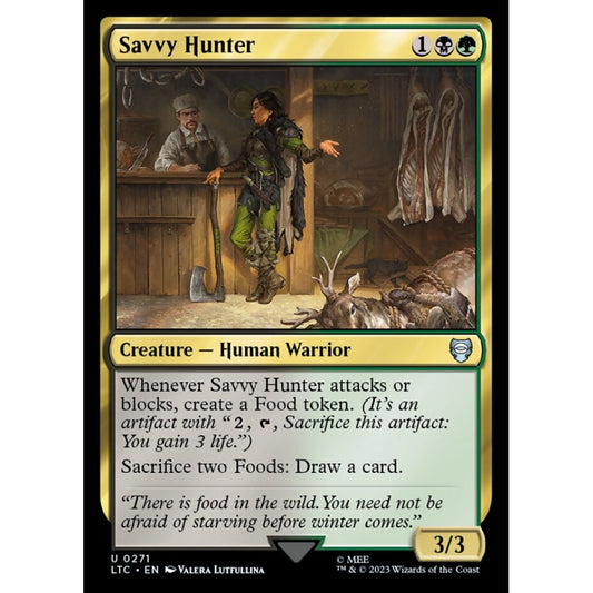 Savvy Hunter, uncommon, 271, Magic the Gathering, Tales of Middle-earth Commander
