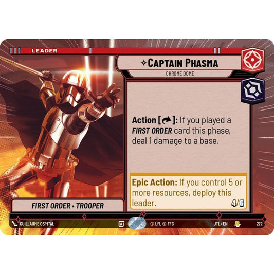 Captain Phasma, R, JTL 272) Hyperspace, Star Wars Unlimited