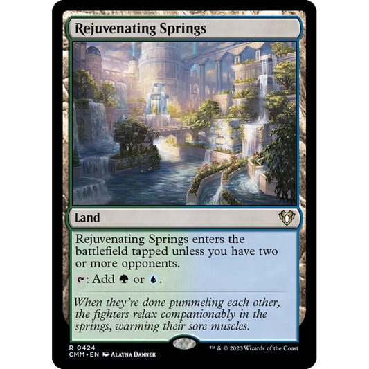 Rejuvenating Springs rare 424 Magic the Gathering Commander Masters