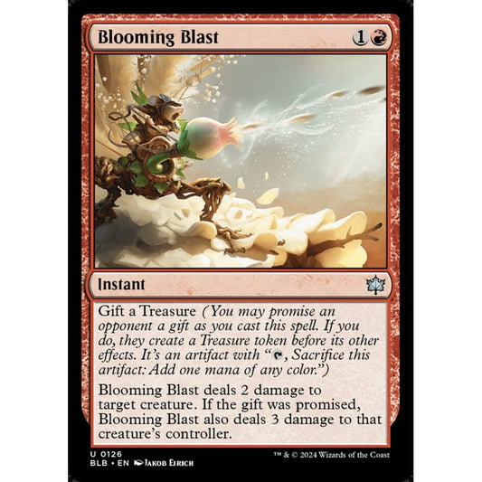 Blooming Blast, 126, uncommon, Magic: The Gathering, Bloomburrow