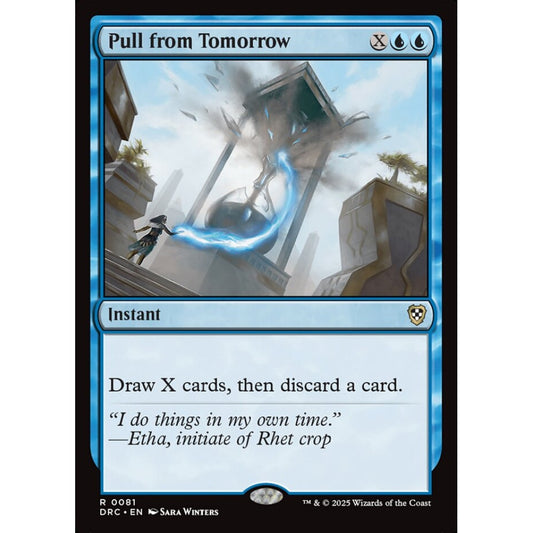 Pull from Tomorrow, 81, rare, Magic: The Gathering, Aetherdrift Commander