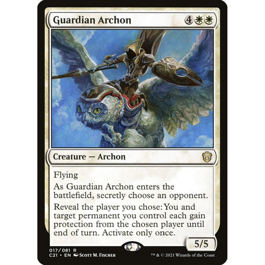 Guardian Archon rare 17 Magic the Gathering Commander 2021