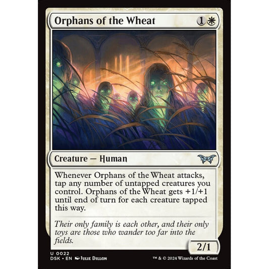 Orphans of the Wheat, 22, uncommon, Magic: The Gathering, Duskmourn: House of Horror