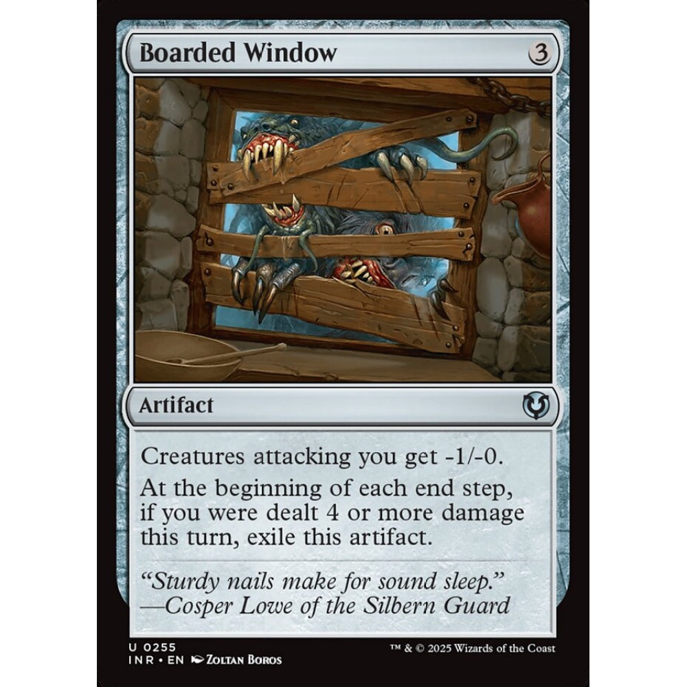 Boarded Window, 255, uncommon, Magic: The Gathering, Innistrad Remastered
