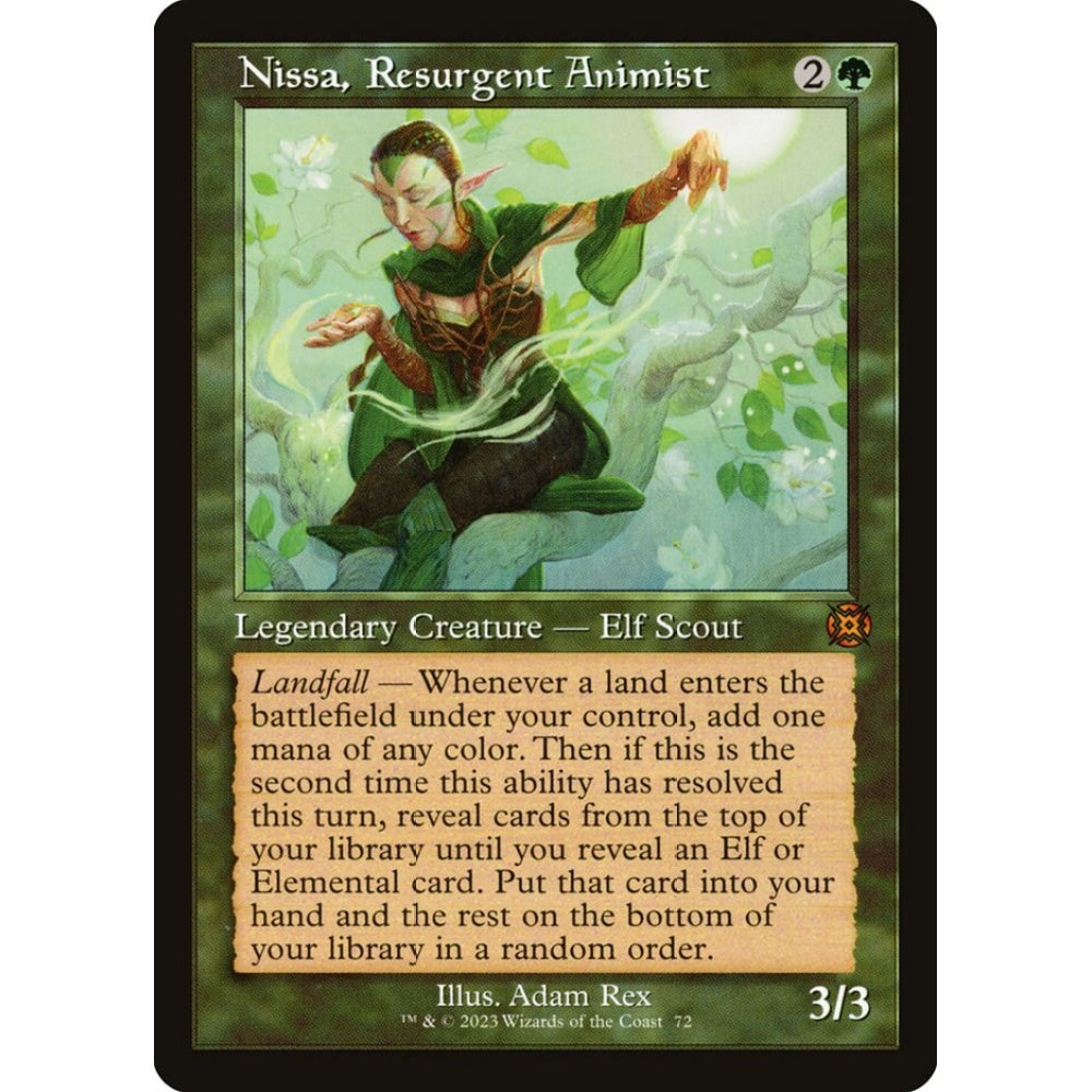 Nissa, Resurgent Animist mythic 72 Magic the Gathering March of the Machine: The Aftermath