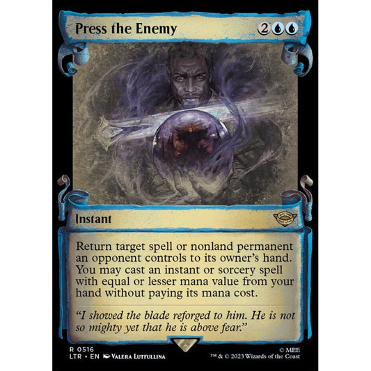 Press the Enemy, rare, 516, Magic the Gathering, The Lord of the Rings: Tales of Middle-earth