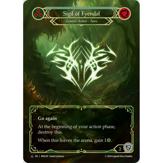 Sigil of Fyendal, ROS230, Marvel, Flesh and Blood, Rosetta