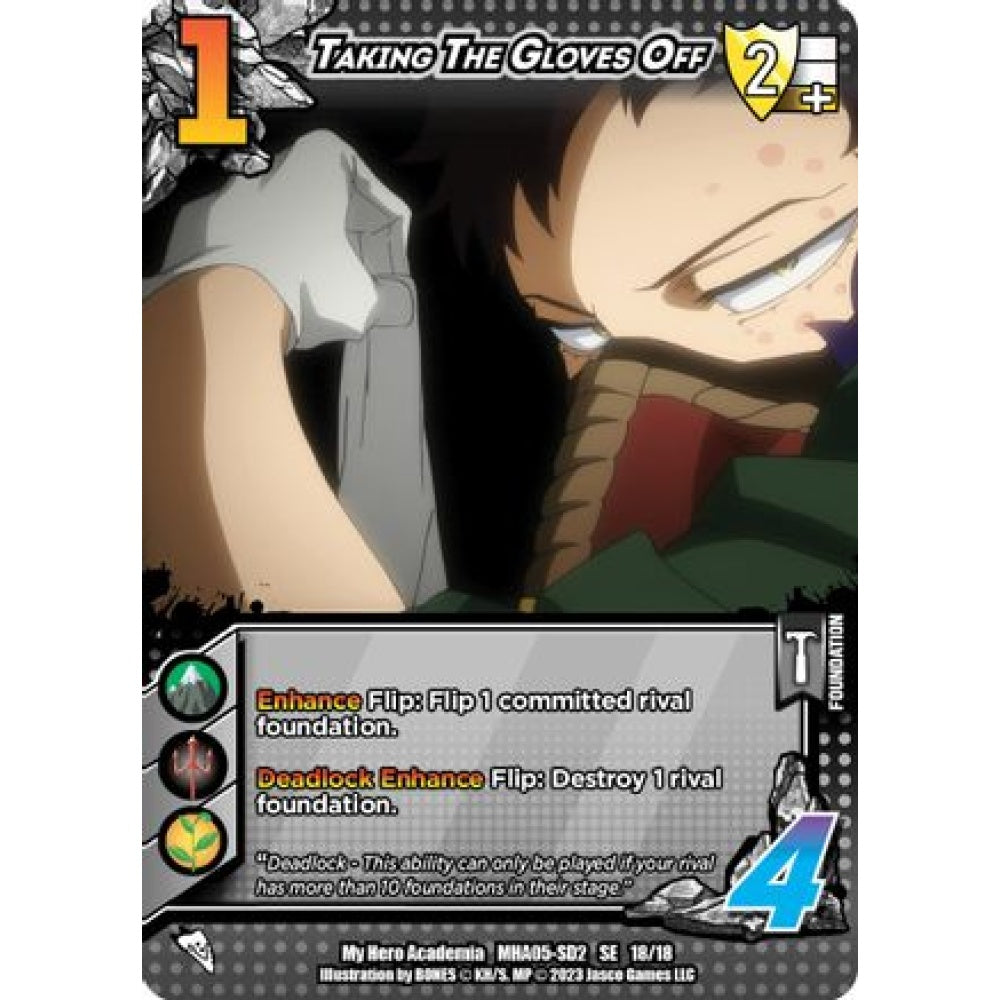 Taking The Gloves Off, 18/18, SE, UniVersus, MHA05 Undaunted Raid