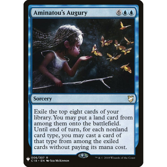 Aminatou's Augury rare C18-6 Magic the Gathering The List