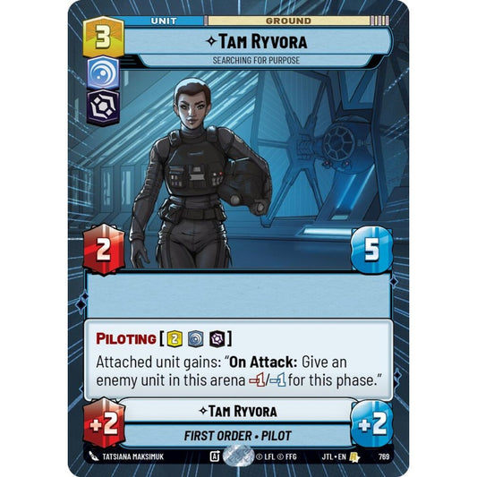 Tam Ryvora, R, JTL 769) Hyperspace Foil, Star Wars Unlimited
