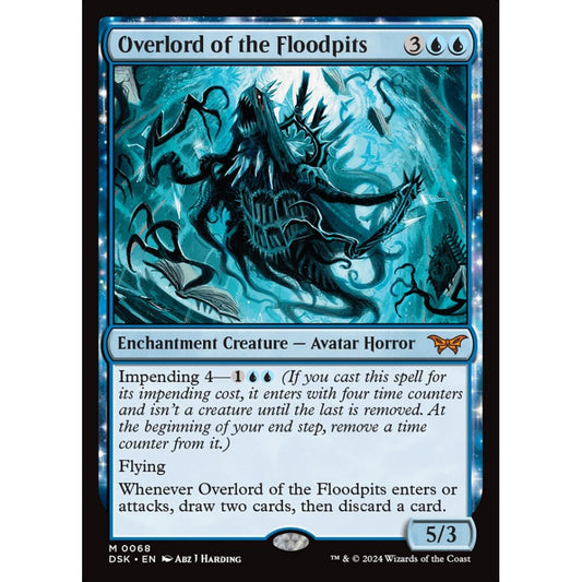 Overlord of the Floodpits, 68, mythic, Magic: The Gathering, Duskmourn: House of Horror
