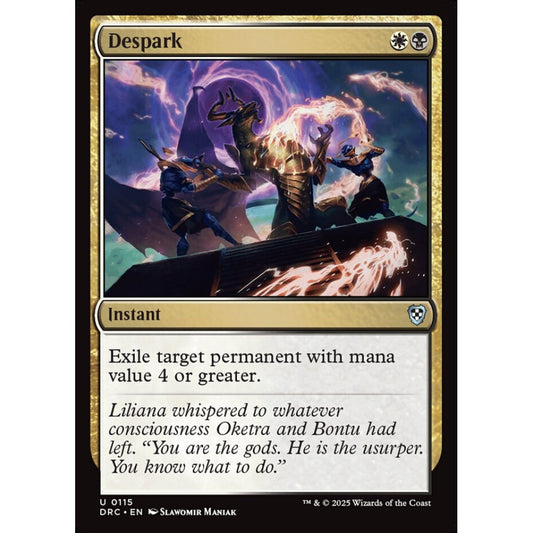 Despark, 115, uncommon, Magic: The Gathering, Aetherdrift Commander