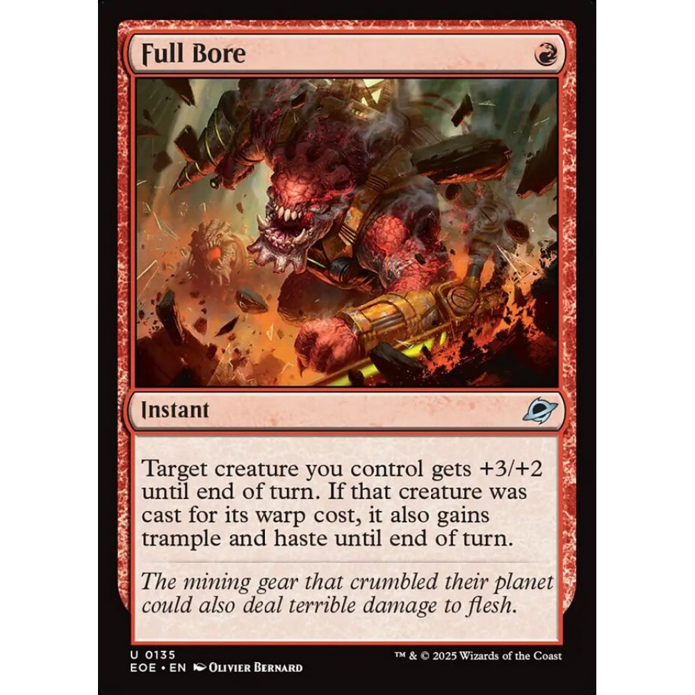 Full Bore uncommon 135 Magic the Gathering Edge of Eternities
