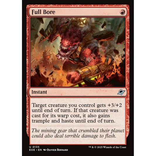 Full Bore uncommon 135 Magic the Gathering Edge of Eternities