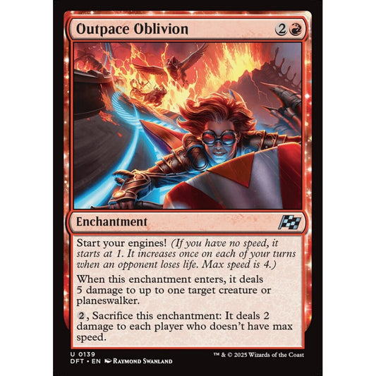 Outpace Oblivion, 139, uncommon, Magic: The Gathering, Aetherdrift