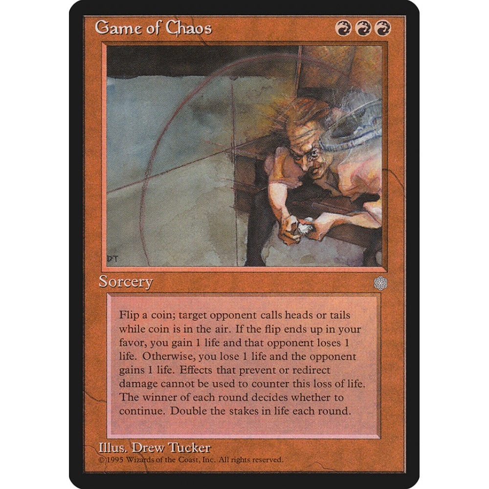 Game of Chaos rare 186 Magic the Gathering Ice Age