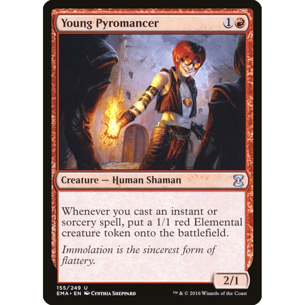 Young Pyromancer uncommon 155 Magic the Gathering Eternal Masters