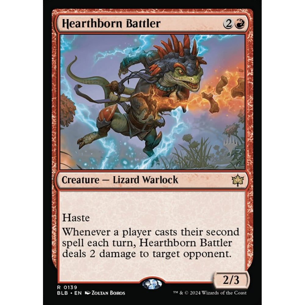 Hearthborn Battler (R 139p PBLB Foil)