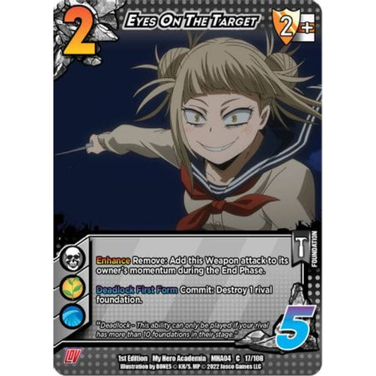 Eyes On The Target, 017/108, C, UniVersus, MHA04 League of Villains