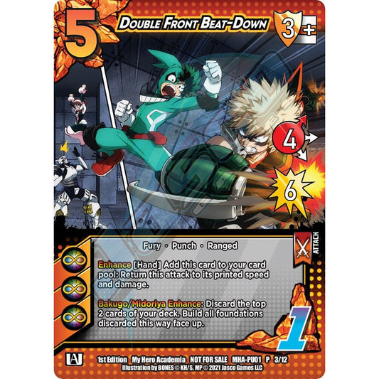 Double Front Beat-Down, 3/12, MHA-PU01, Universus, MHA Promos, nan
