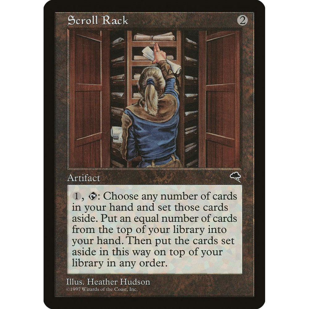 Scroll Rack rare 308 Magic the Gathering Tempest