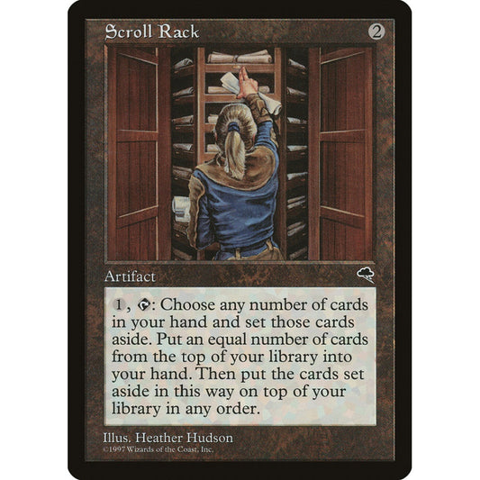 Scroll Rack rare 308 Magic the Gathering Tempest