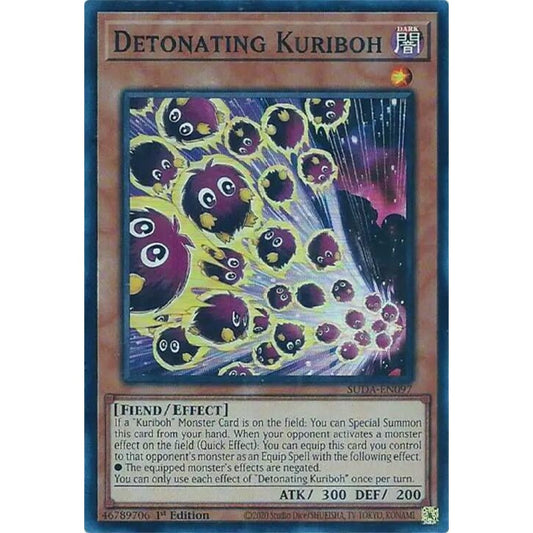 Detonating Kuriboh SUDA-EN097 Super Yu-Gi-Oh Supreme Darkness