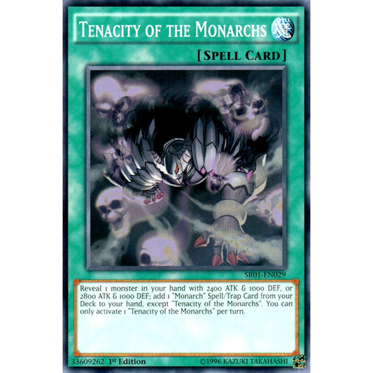 Tenacity of the Monarchs MP25-EN025 Starlight Starlight Rare Yu-Gi-Oh 2025 Mega-Pack Tin in Art