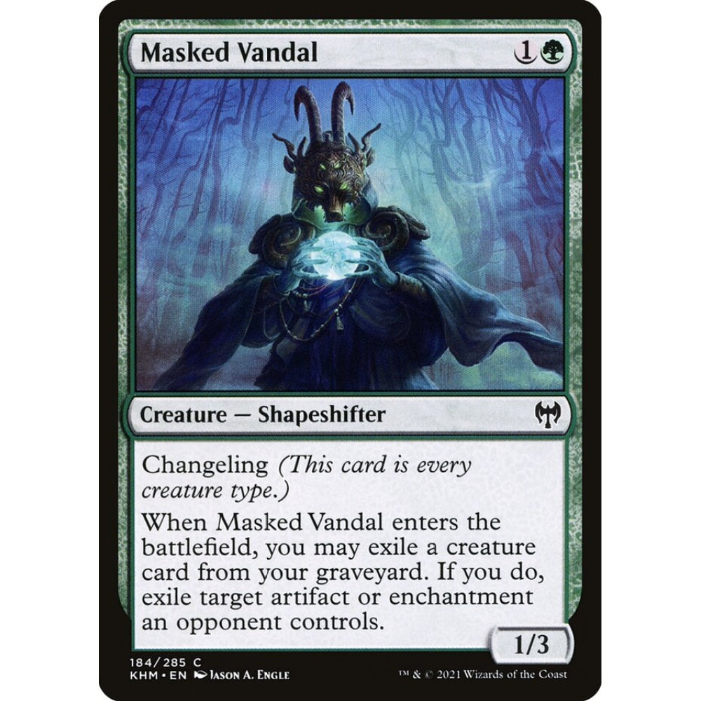 Masked Vandal common 184 Magic the Gathering Kaldheim