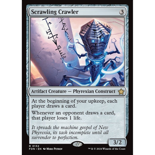 Scrawling Crawler, 132, rare, Magic: The Gathering, Foundations