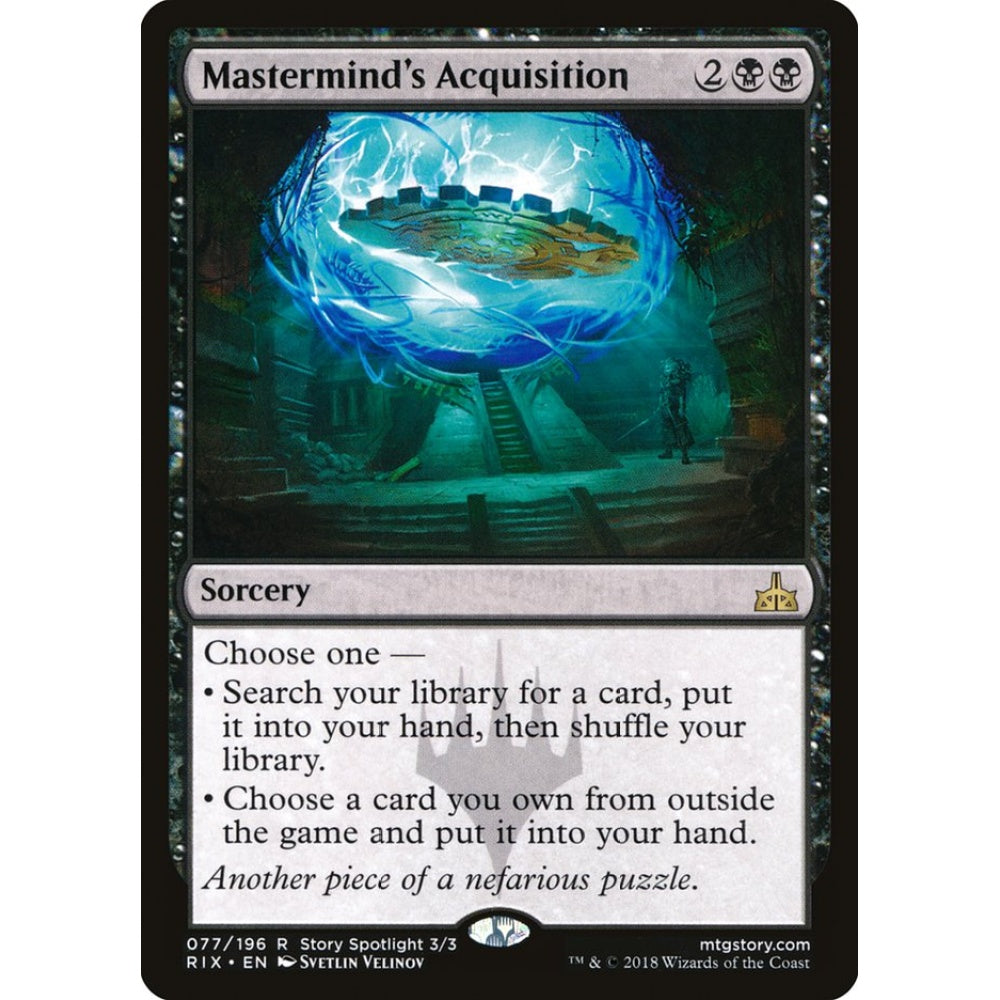 Mastermind's Acquisition rare 77 Magic the Gathering Rivals of Ixalan