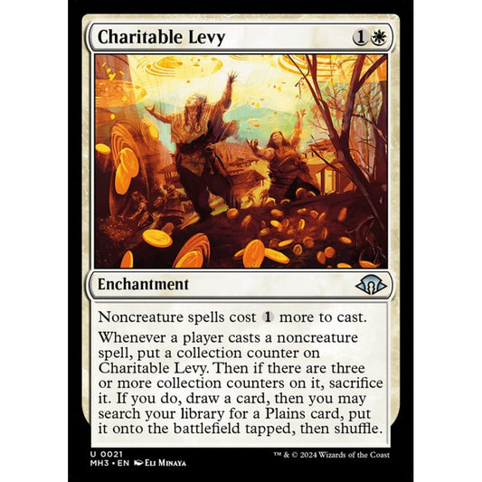Charitable Levy, 21, uncommon, Magic: The Gathering, Modern Horizons 3