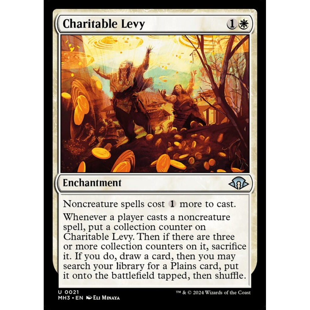 Charitable Levy, 21, uncommon, Magic: The Gathering, Modern Horizons 3